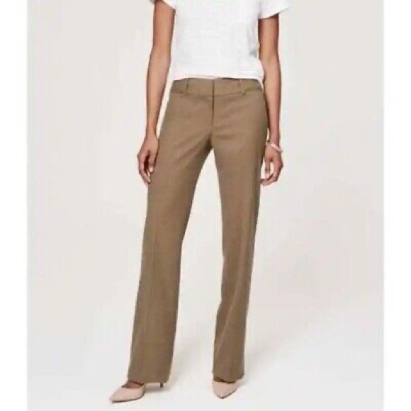 Tory Burch Pants - Tory Burch beige pants 8 missing button khaki back pocket tan